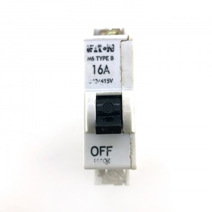 Eaton 161QB M6 B16 16A 16 Amp MCB Circuit Breaker Type B